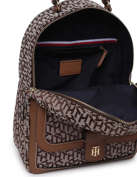 Tommy Hilfiger Mochila Con Monograma En Jacquard