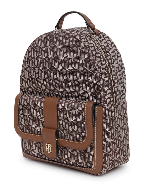 Tommy Hilfiger Mochila Con Monograma En Jacquard