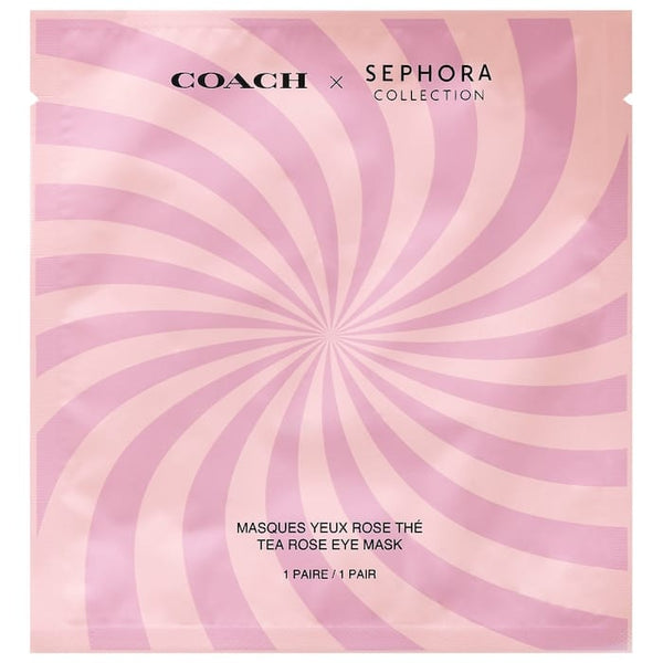 COACH X SEPHORA COLLECTION TEA ROSE EYE MASK SET (PARCHES PARA OJOS)