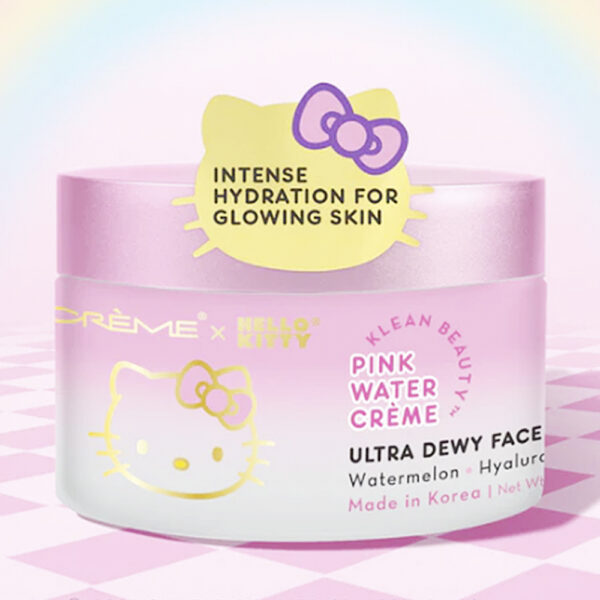 Hello Kitty Klean Beauty Crema De Agua Rosa 110g