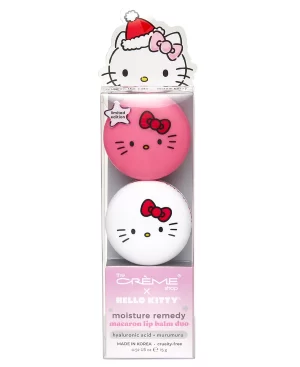 Hello Kitty - Set de 2 bálsamos labiales Macaron