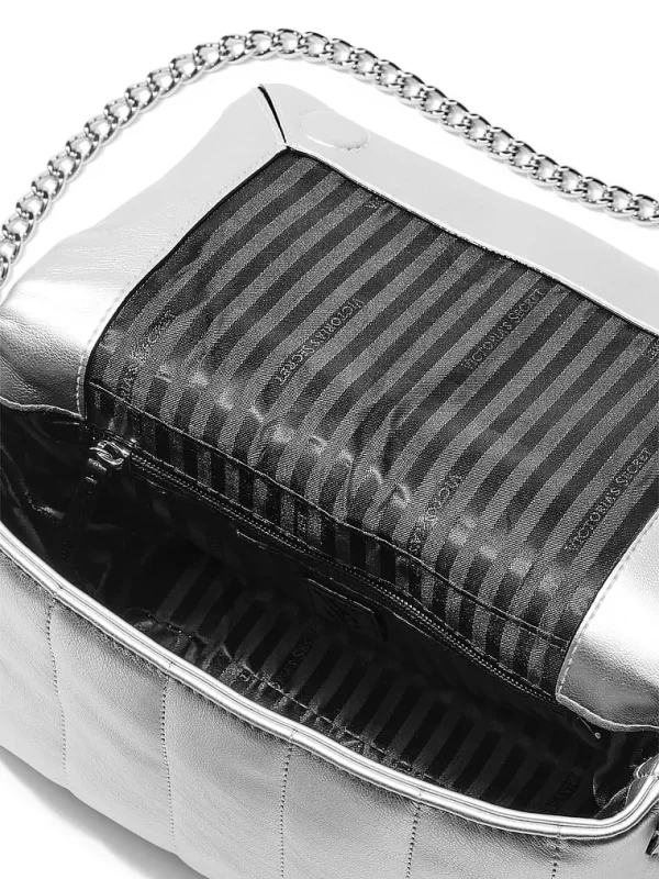 Medium Crossbody Bag Silver