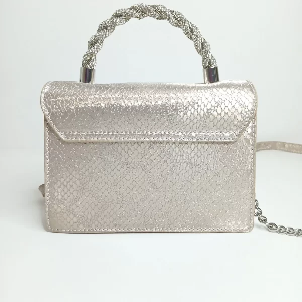 Bolso Bandolera Aldo Con Asa De Brillantes Y Correa