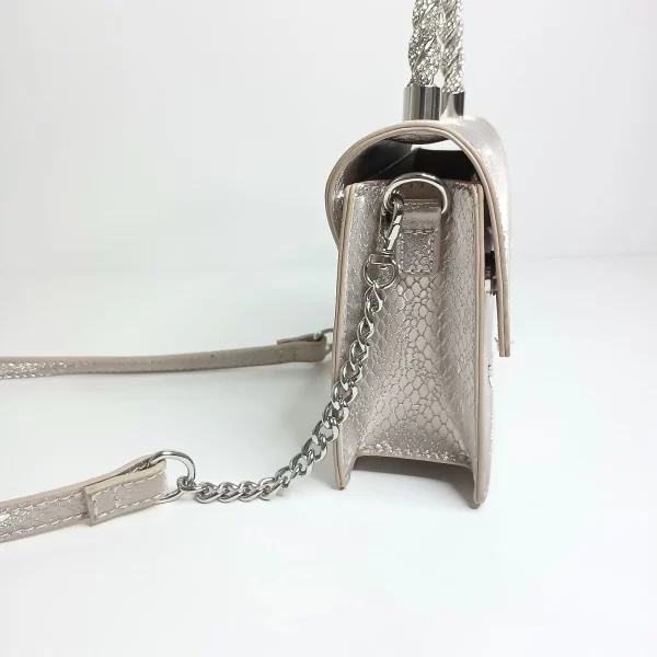 Bolso Bandolera Aldo Con Asa De Brillantes Y Correa