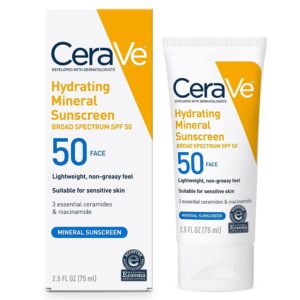 CeraVe Protector solar 100% mineral SPF 50