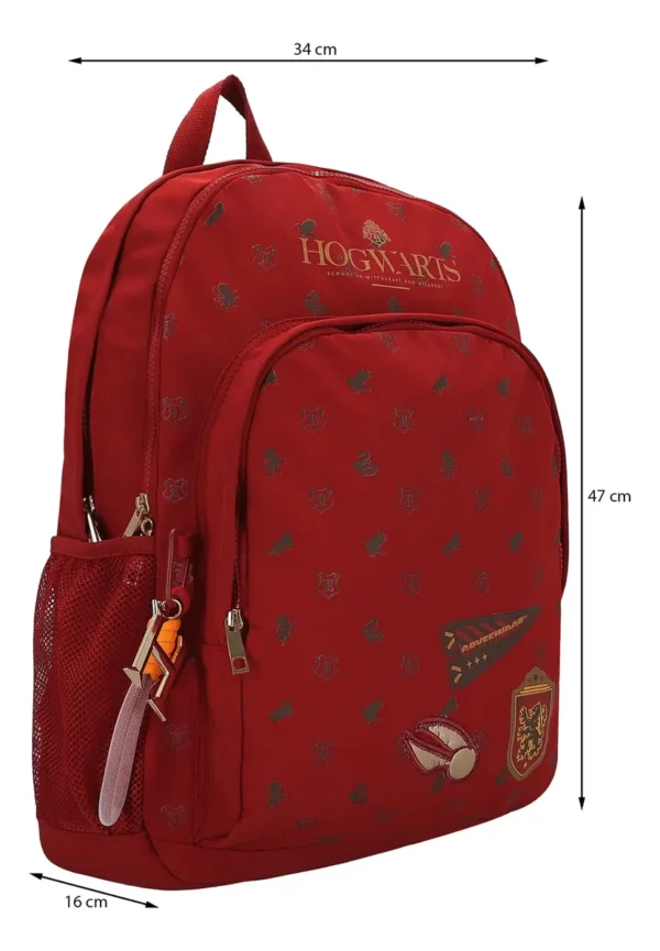 Mochila Escolar Harry Potter Hogwarts Con Lapicera