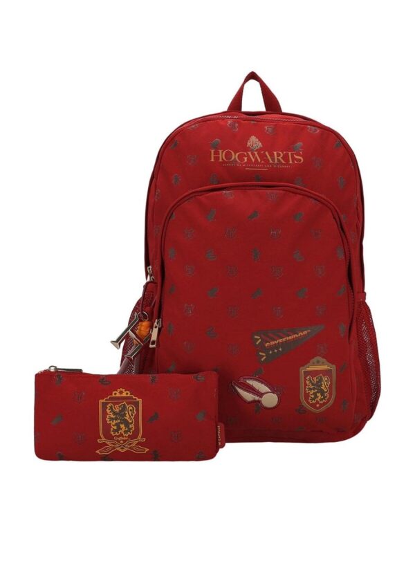 Mochila Escolar Harry Potter Hogwarts Con Lapicera